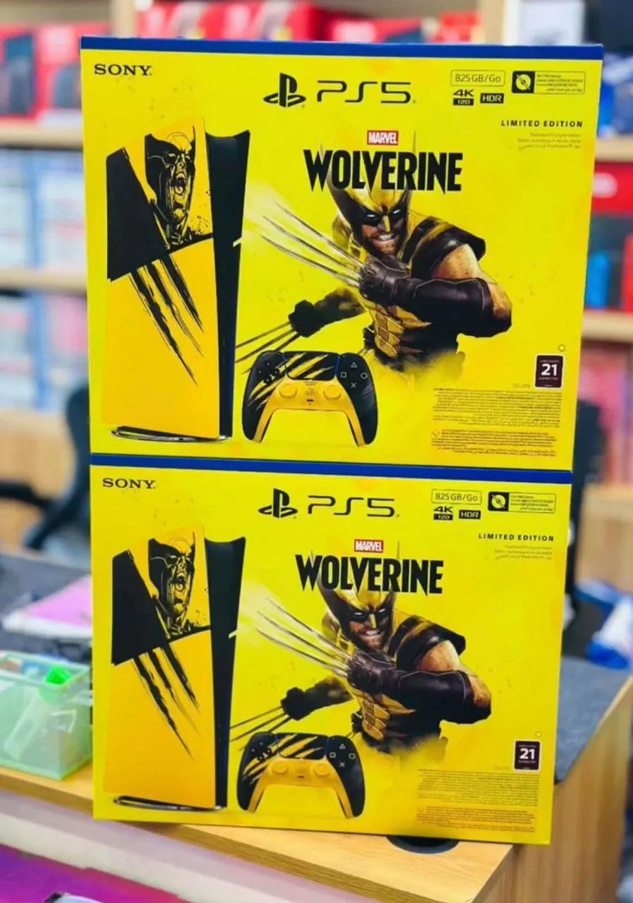 console ps5 edição Wolverine