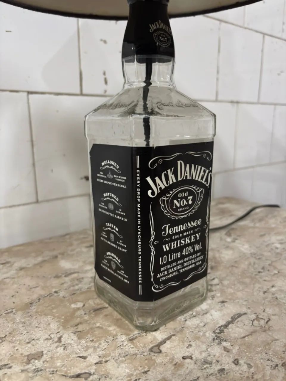 Abajur Jack Daniels - Artesanal - Foto 3