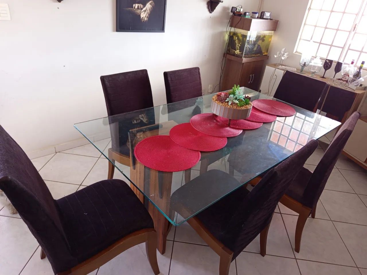 Mesa com 6 cadeira  - Foto 4