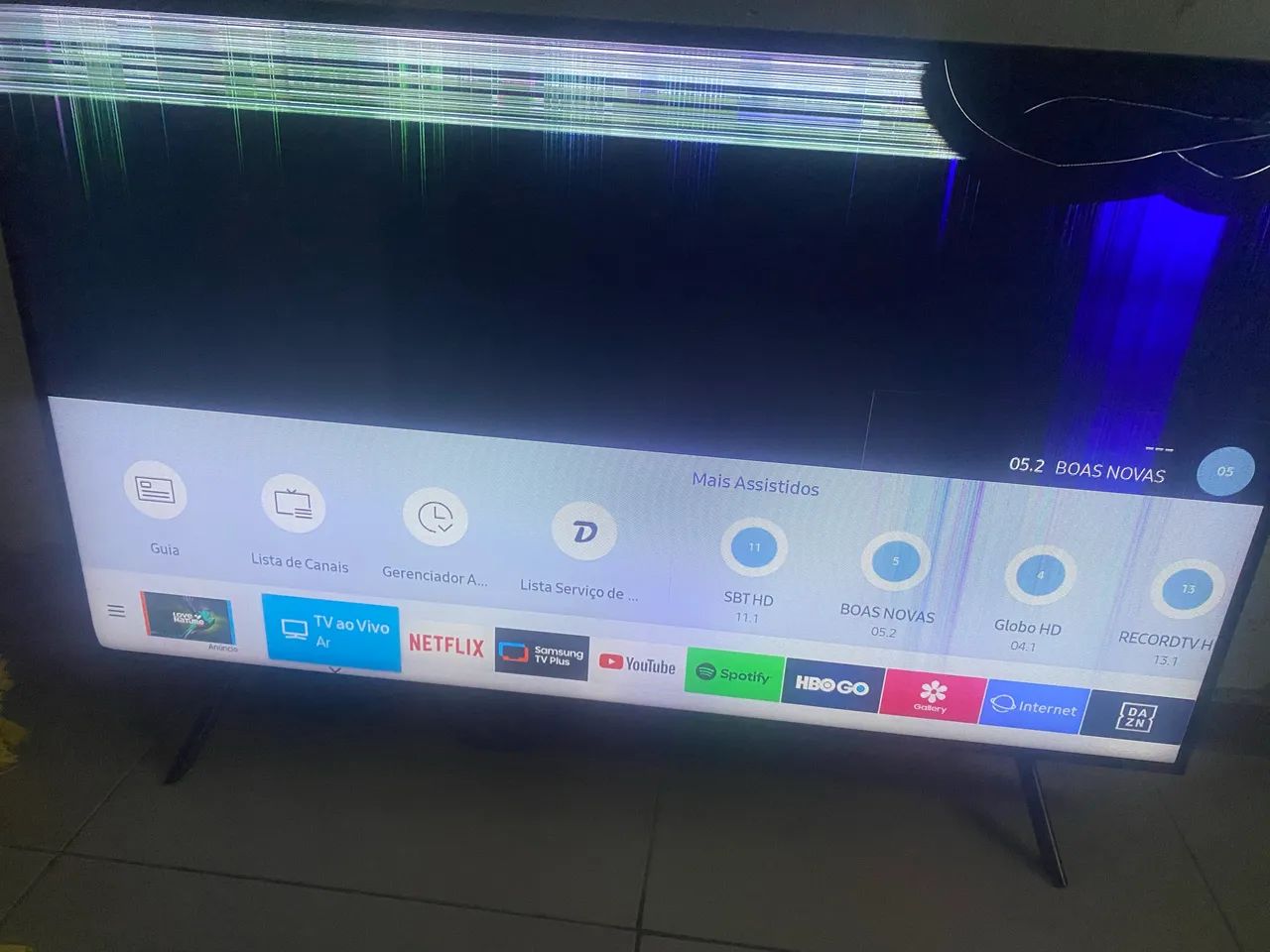 Smart tv 55 Samsung cristal