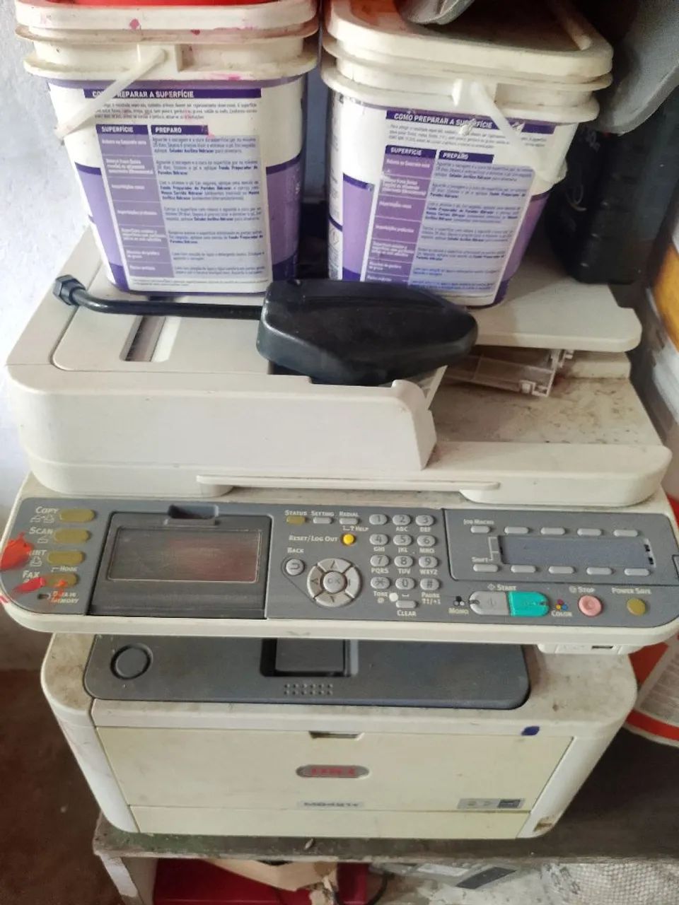 Para retirada de peças - Impressora OKI MB491+. - Foto 2
