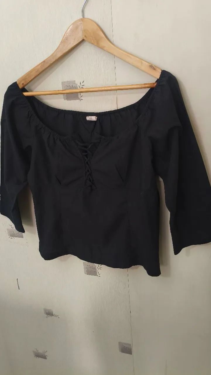 MORAM blusa ciganinha Tam M  - Foto 2