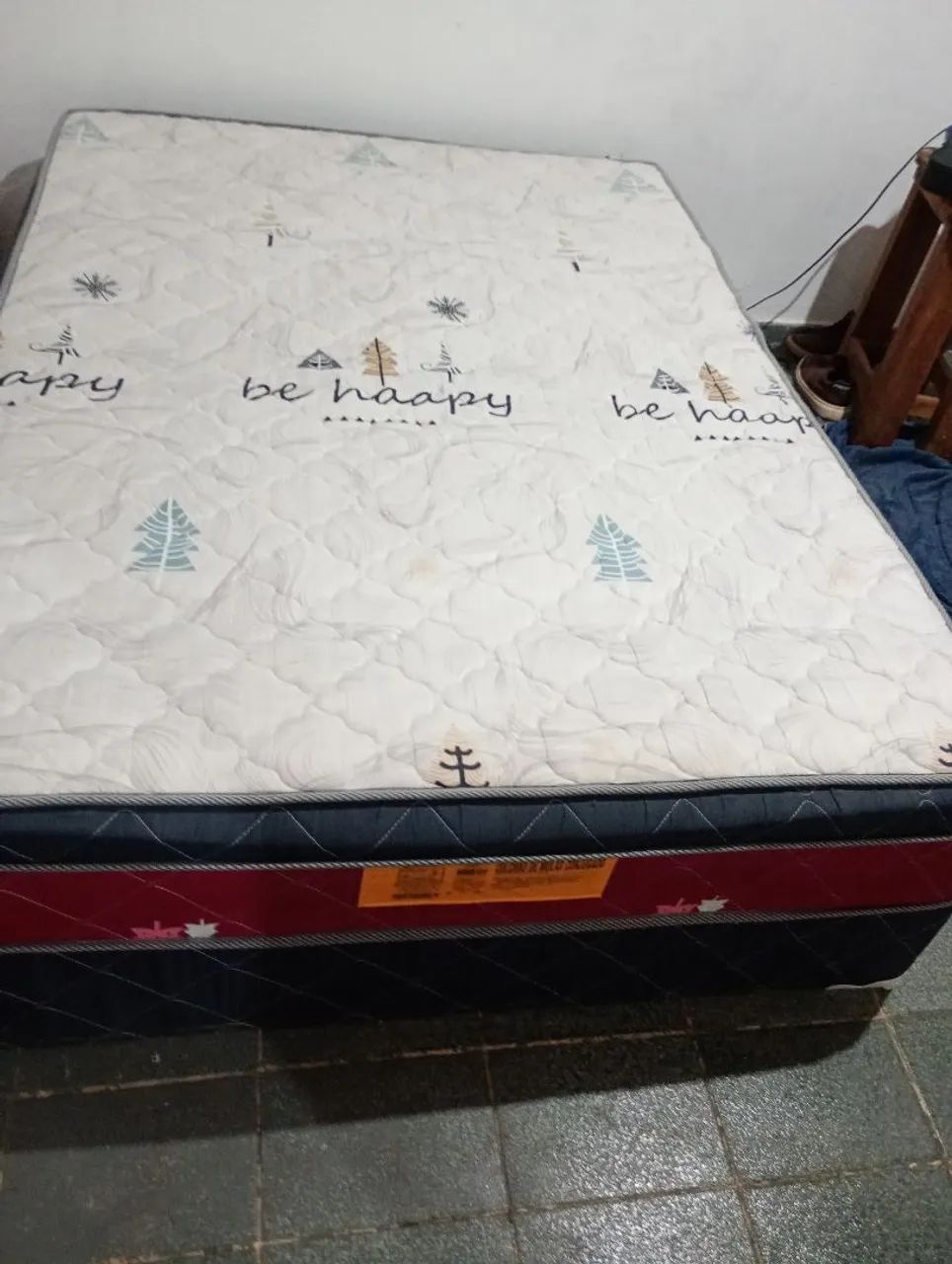 Cama de casal  Bioflex com molas conjugadas 