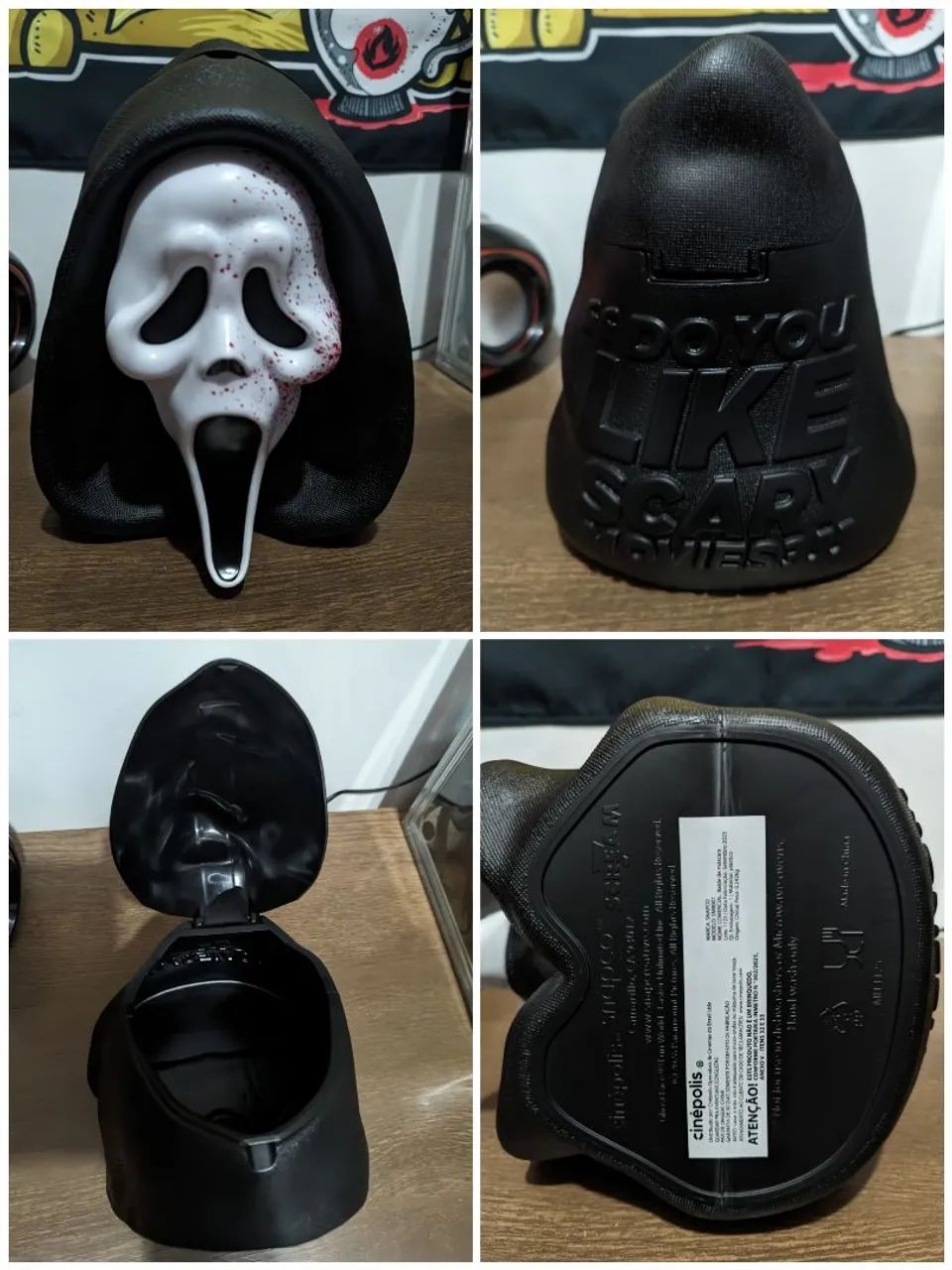 Balde De Pipoca Ghostface (panico 7) - Cinépolis 