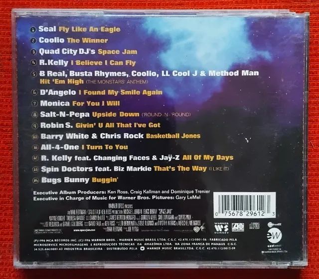 CD Trilha Sonora do Filme Space Jam (Midia em bom estado) - Foto 2
