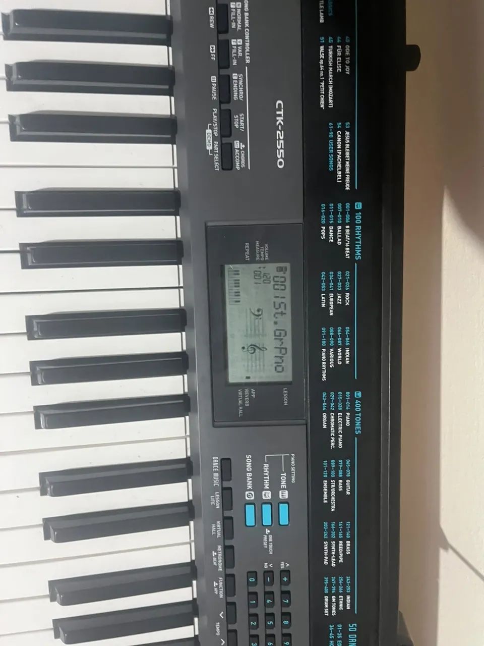 Teclado Casio CTK-2550 - Instrumentos musicais - Morada do