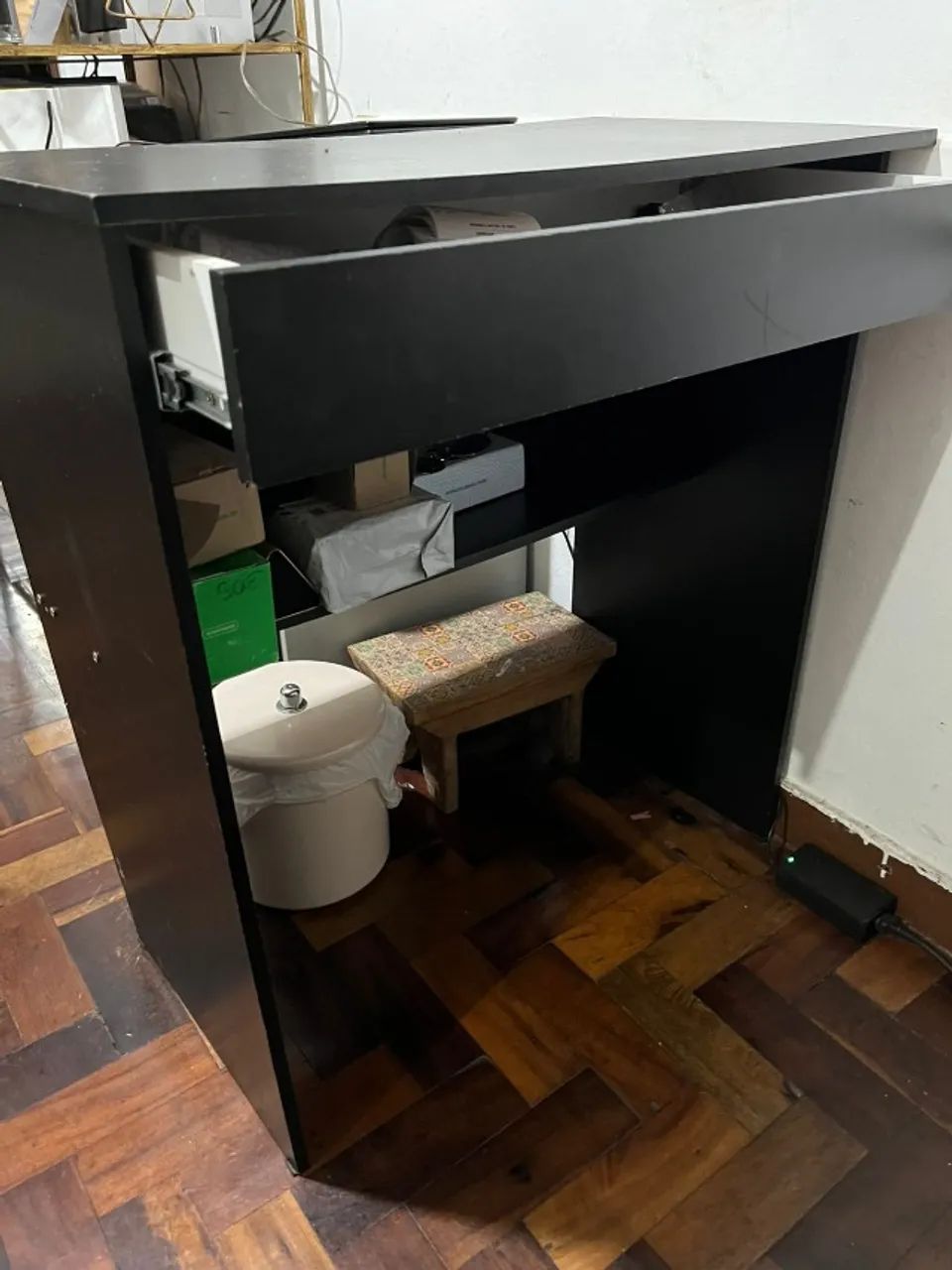 mesa de computador ou mesa de caixa com gaveta - Foto 3