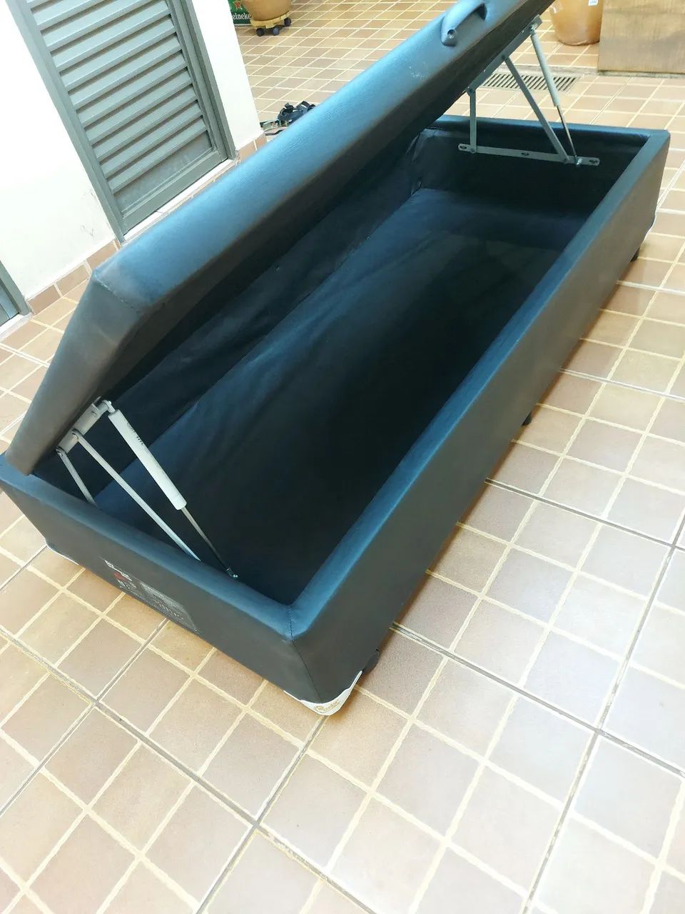 Cama box baú castor 88x188x35 cm - Foto 2
