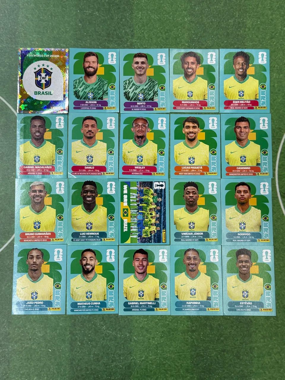Legend 2026 e figurinhas 