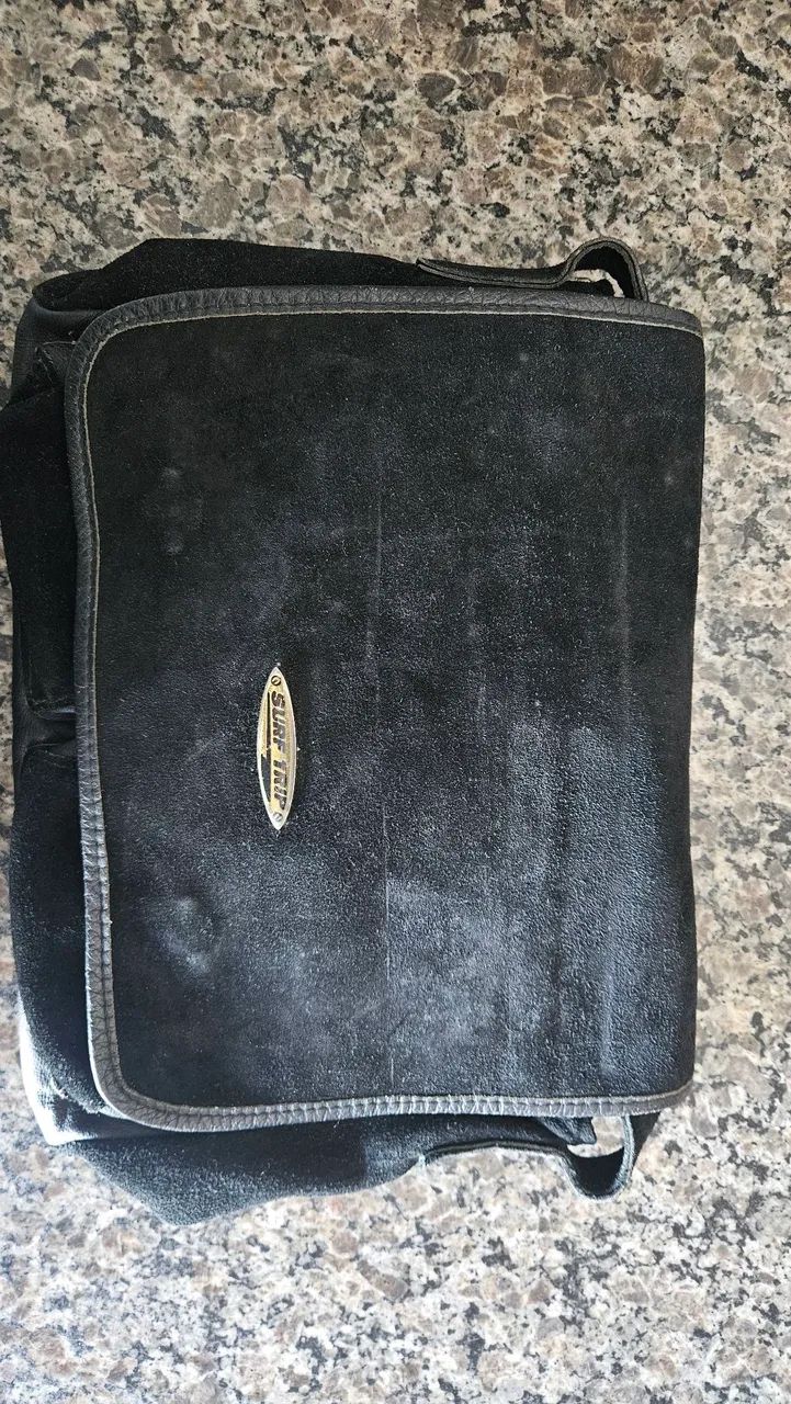 Bolsa vintage  de couro surf trip 