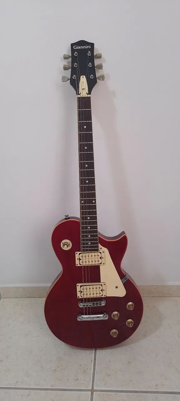 Guitarra Gianinni Modelo Lês Paul Vintage - fabricação anos 80
