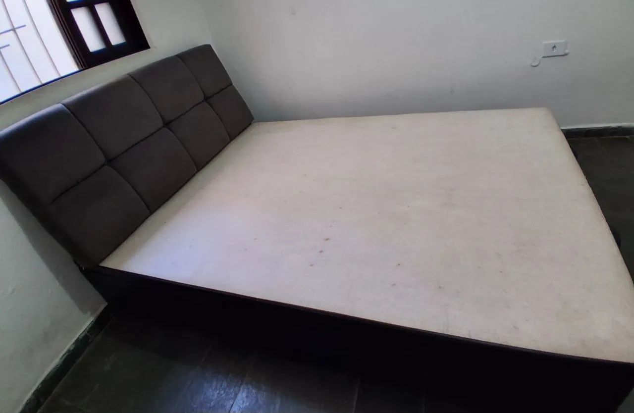 Cama box bau casal padrão + cabeceira - Foto 3