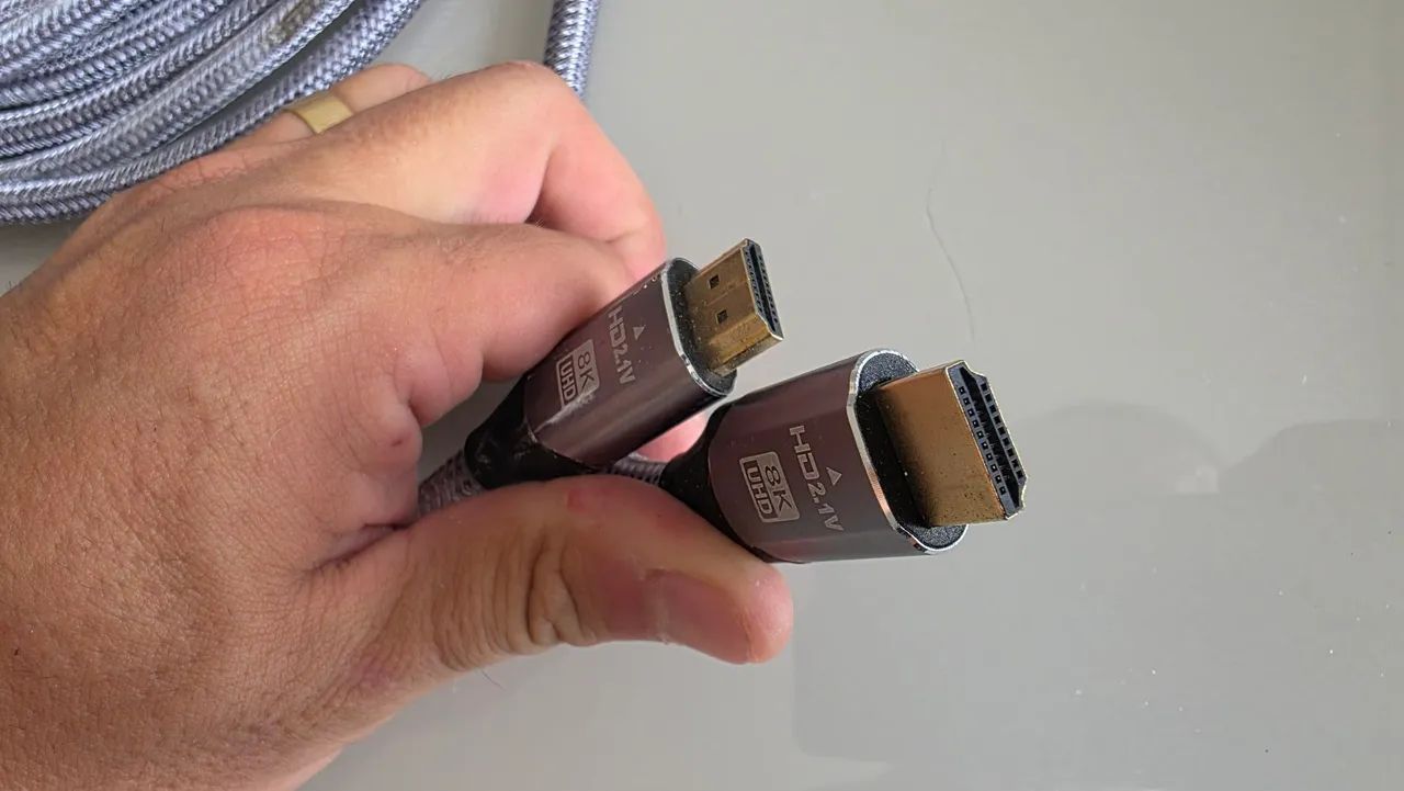 Cabo HDMI 2.1 8K com 10 metros de comprimento - Foto 5