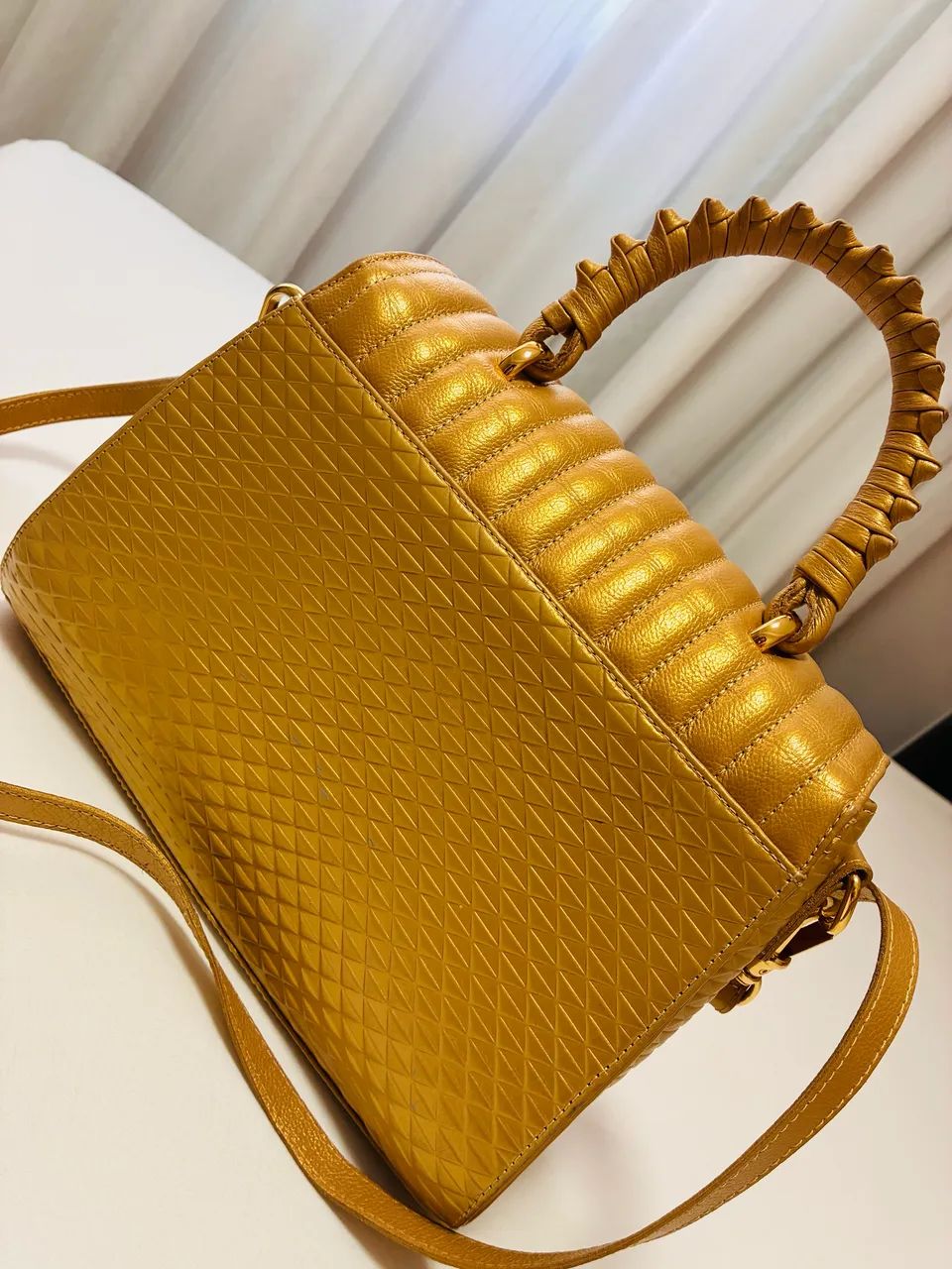 Bolsa Carmem Steffens couro  - Foto 2