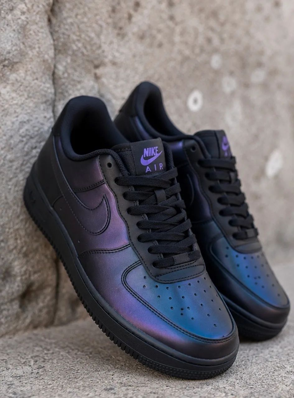 Nike air force 1 Preto furta cor (iridescente) - Foto 3