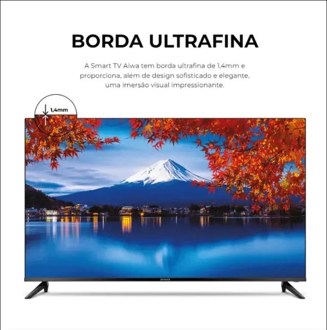 Smart TV AIWA 50 Polegadas com Android 4k Ultra HD - Foto 5