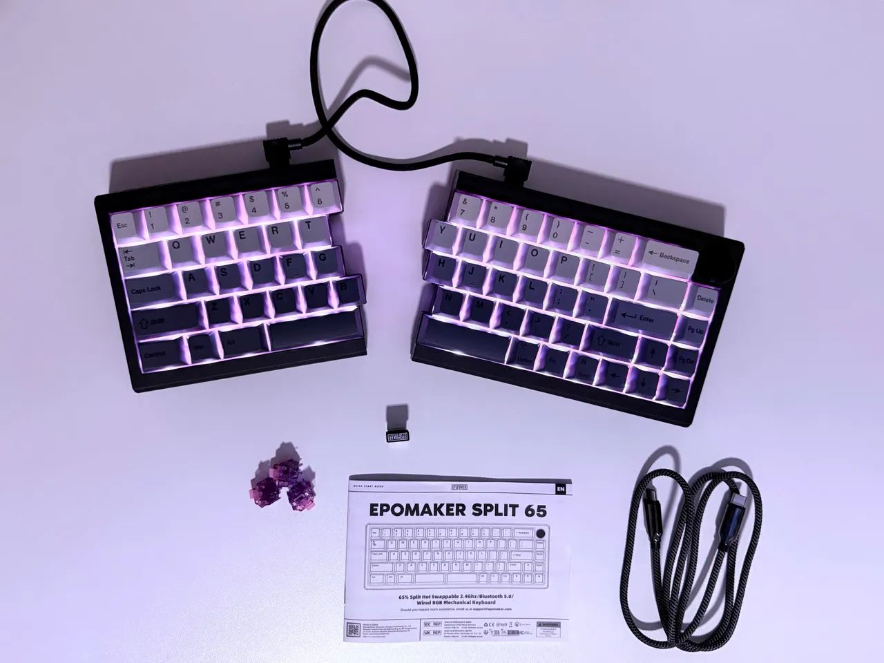 Teclado Mecânico Split 65 Epomaker - Foto 4