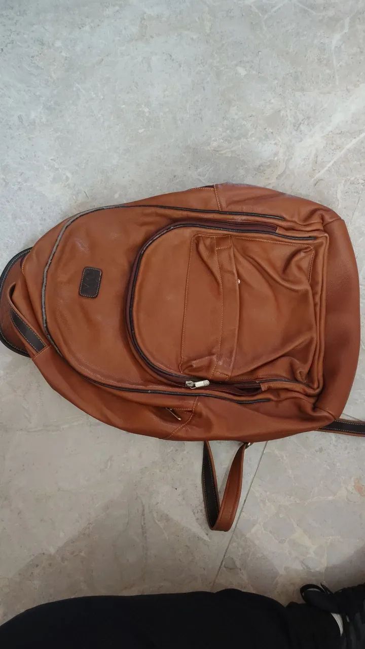 Mochila couro puro Argentina  - Foto 4