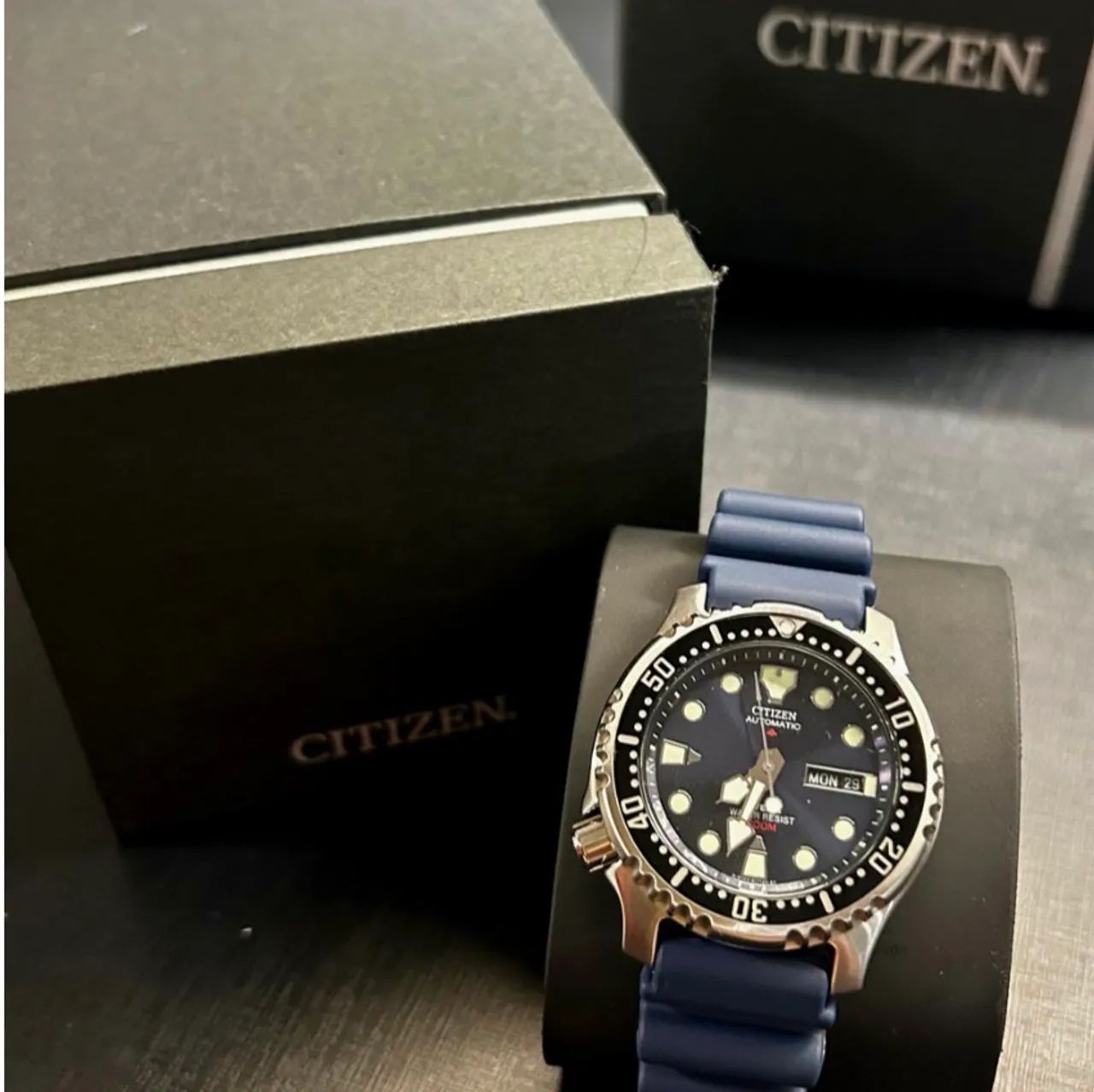 Relógio citizen promaster Marine diver AUTOMÁTICO - AZUL - Foto 2