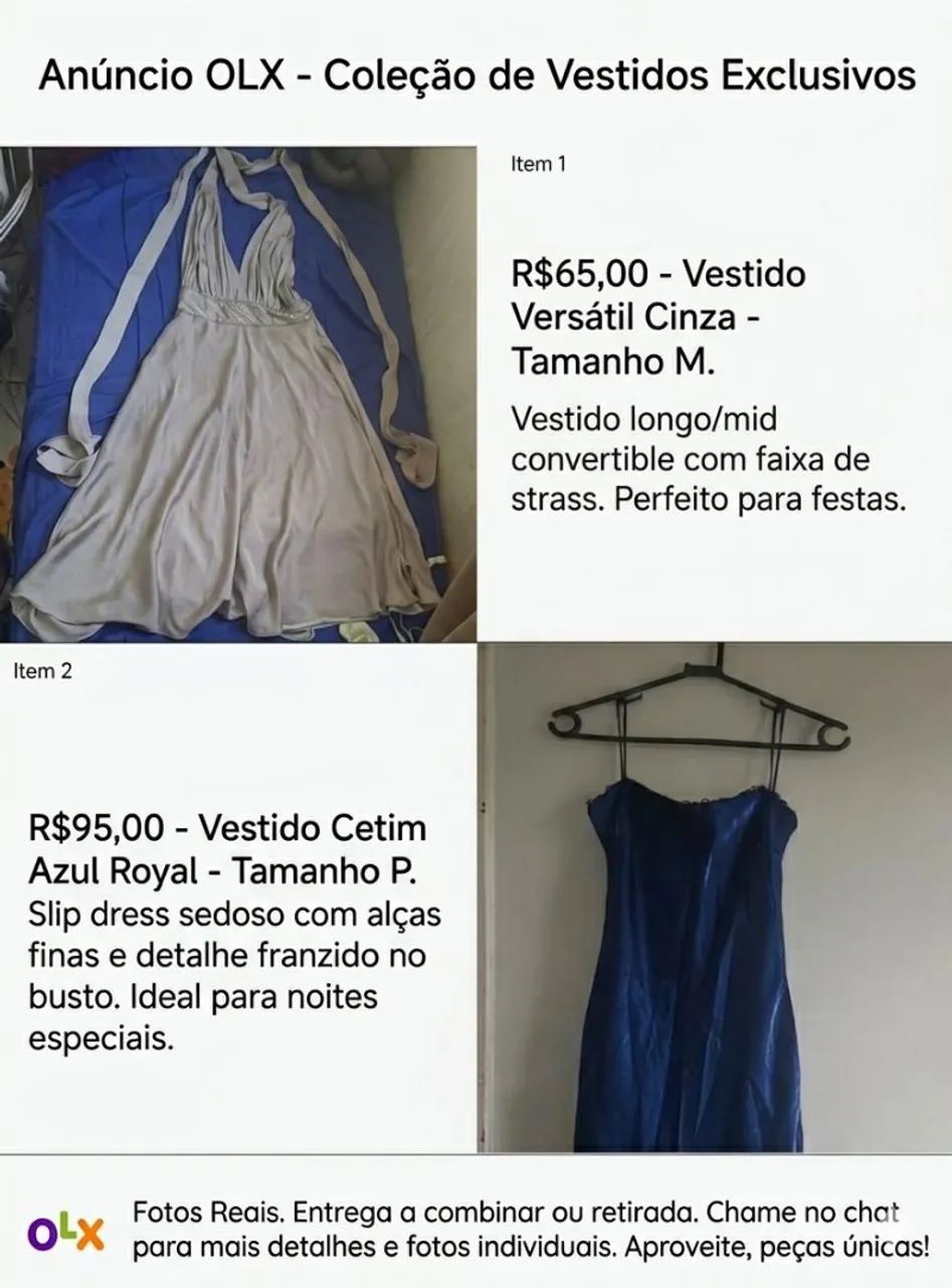 Lote 7 vestidos de festa  - Foto 5