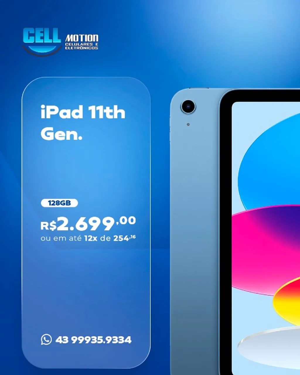 Apple iPad 11th Gen. 128GB