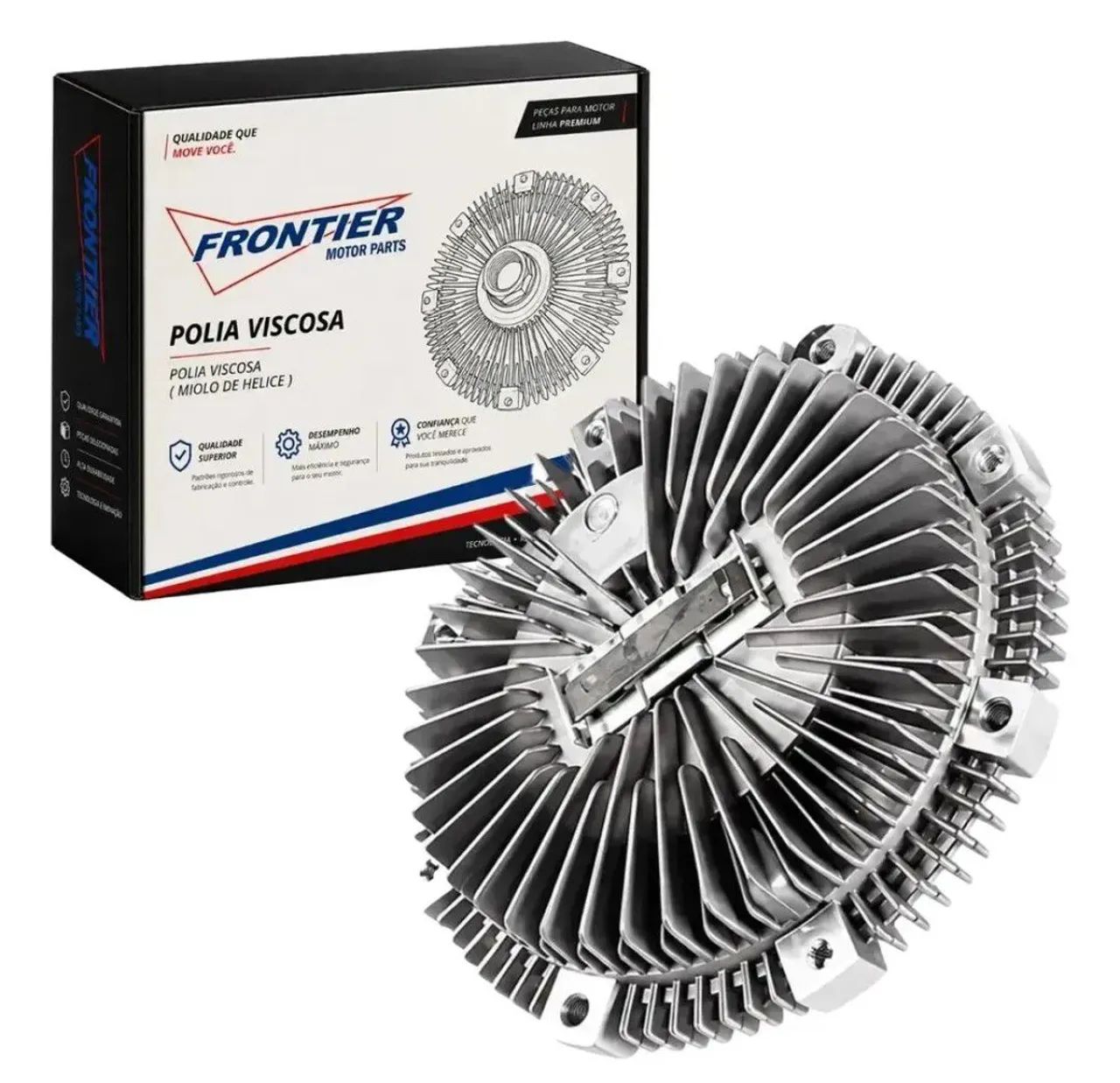 polia viscosa s10 blazer frontier 2.8 mwm sprint 2000 a 2011