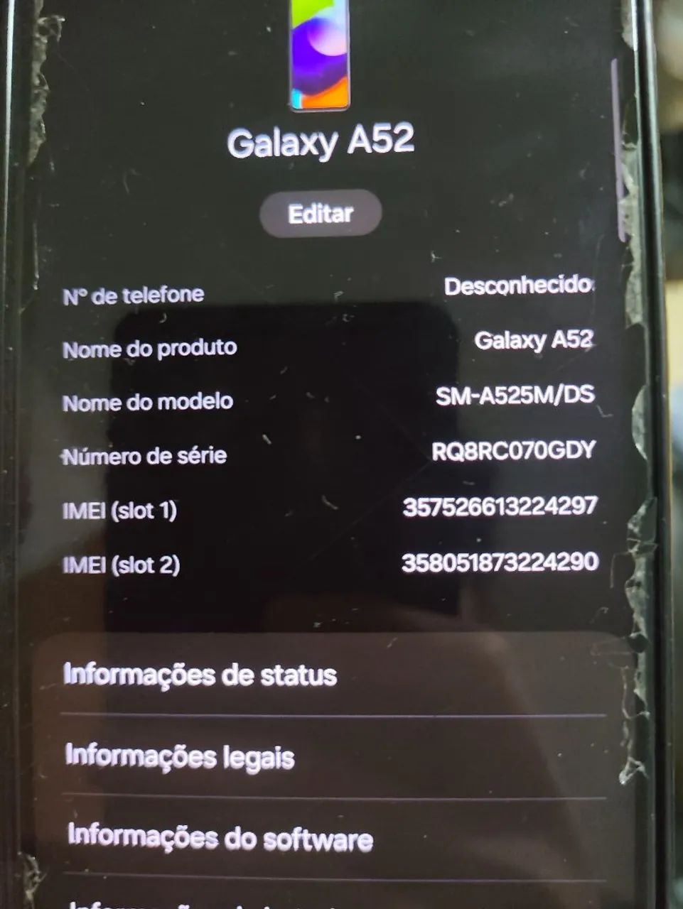 Celular Galaxy A52  - Foto 3
