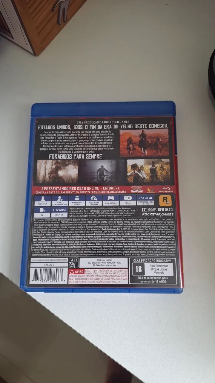 Jogo red dead redemption 2 - Foto 2