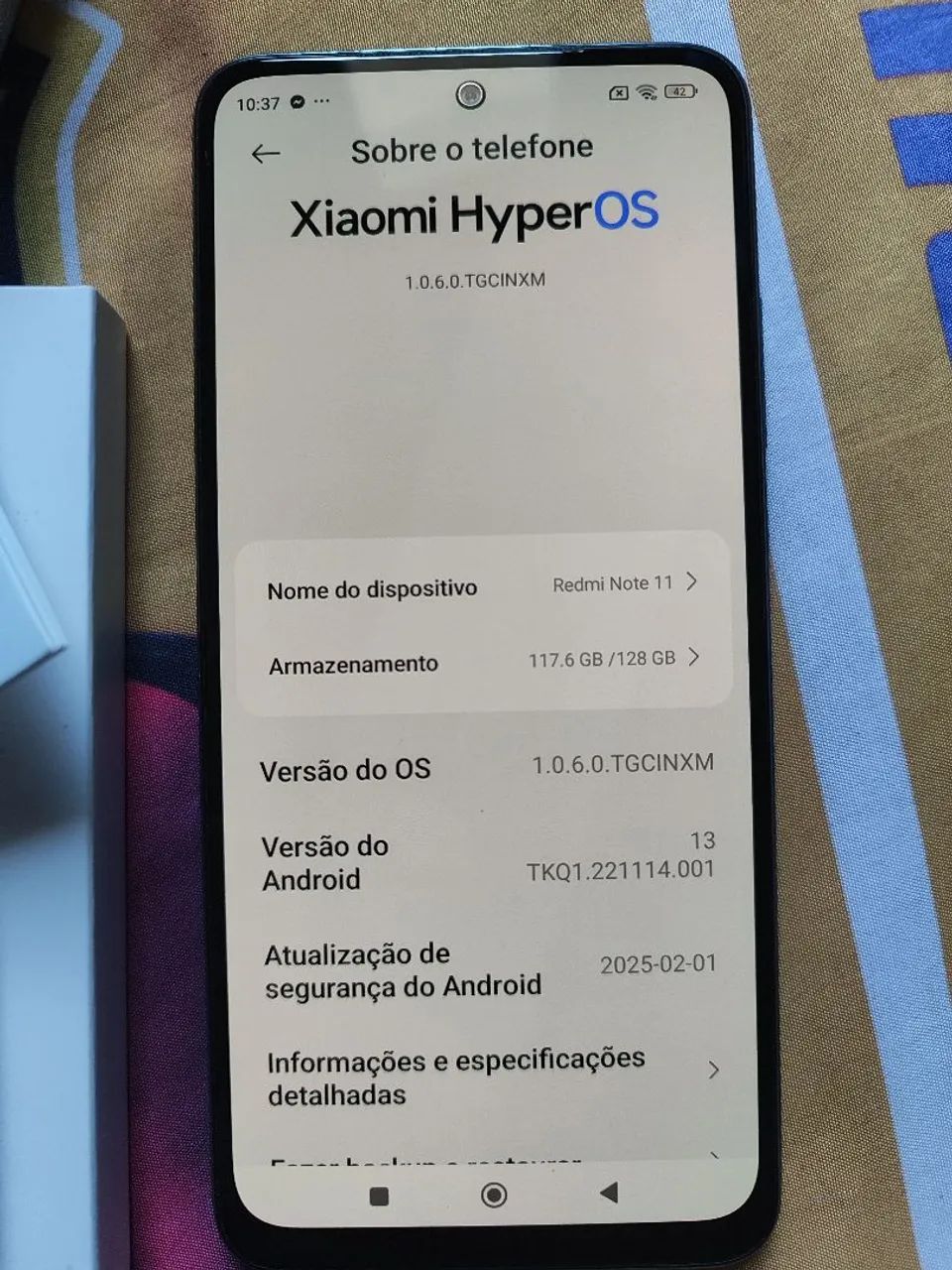 Redimi note 11 celular ótimo estado com caixa original  - Foto 3