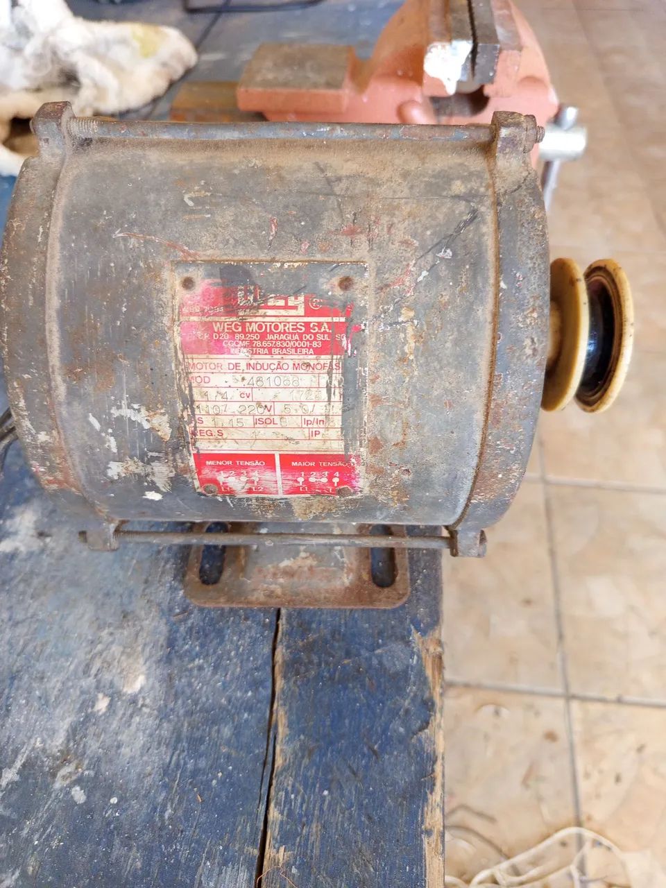 Motor bifásico 1/4 cv 