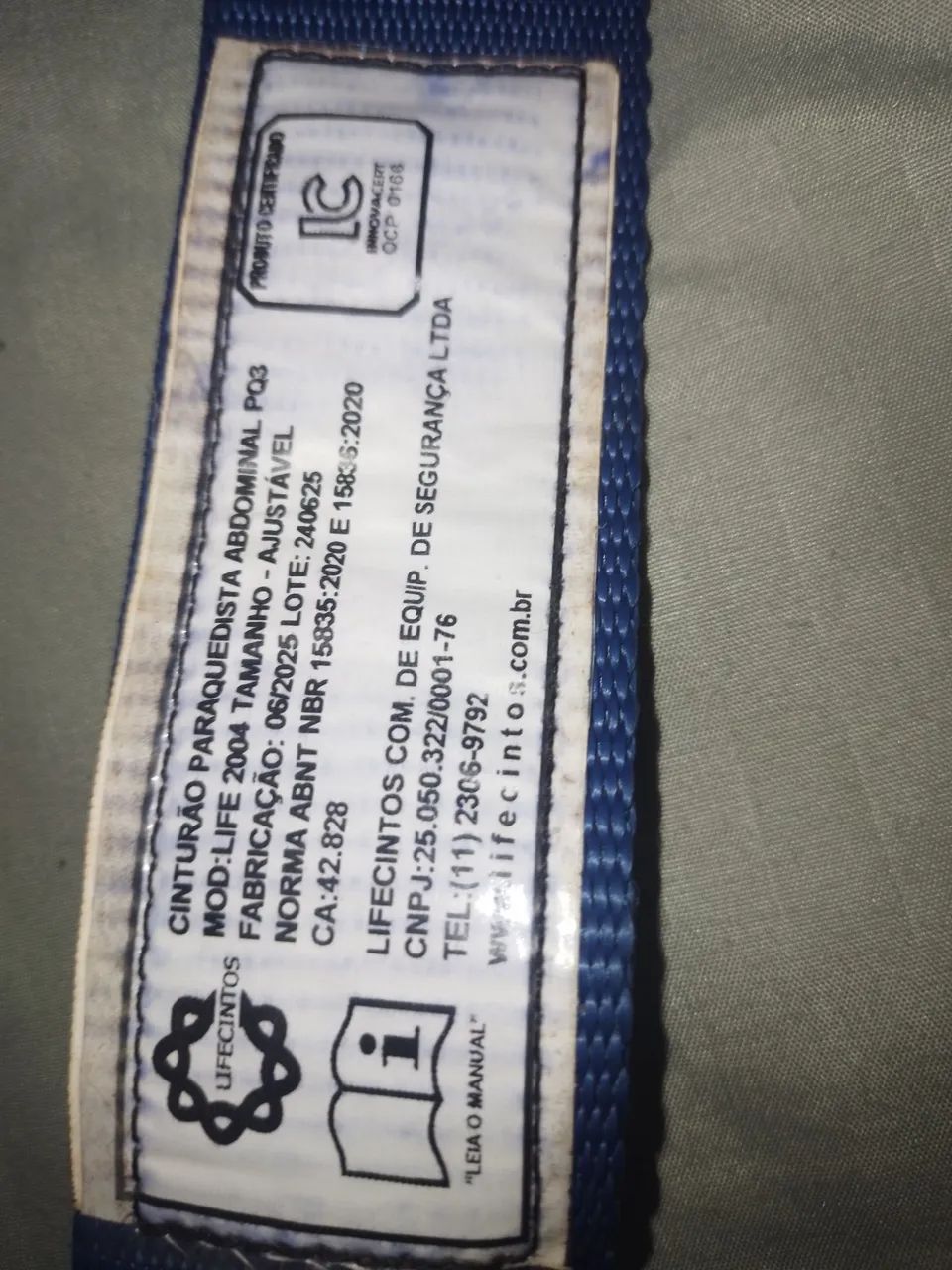 Vendo Cinto tipo Paraquedista com Talabarte Duplo  - Foto 4