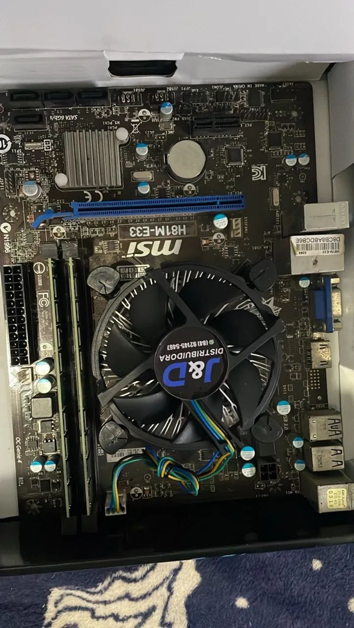 Kit placa mãe H81