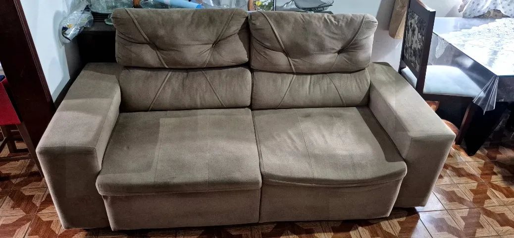 Sofá 2 lugares retrátil