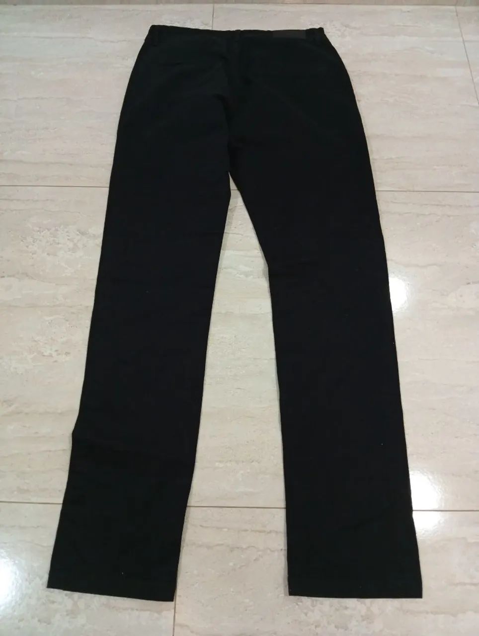Calça de Sarja Masculina 40 Preta - Nova - Foto 3