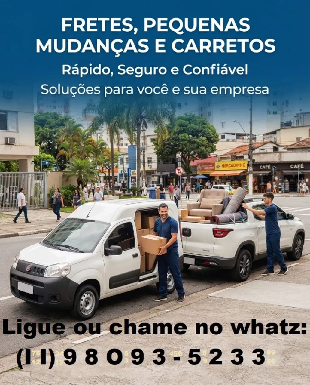 Serviços de Transportes - embalagens - Montagens