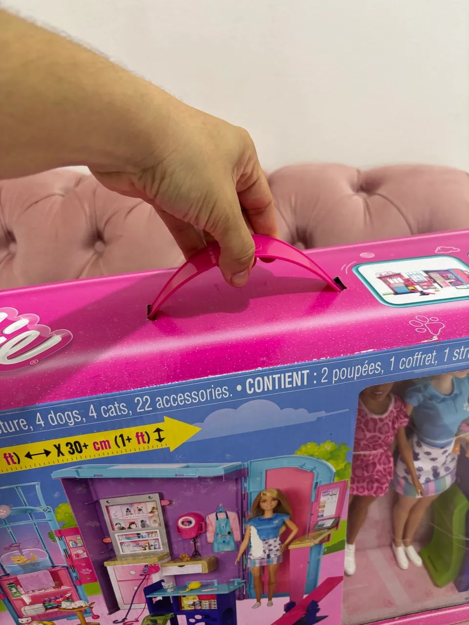 Barbie pet shop (LACRADO) com 2 Barbies inclusas  - Foto 2