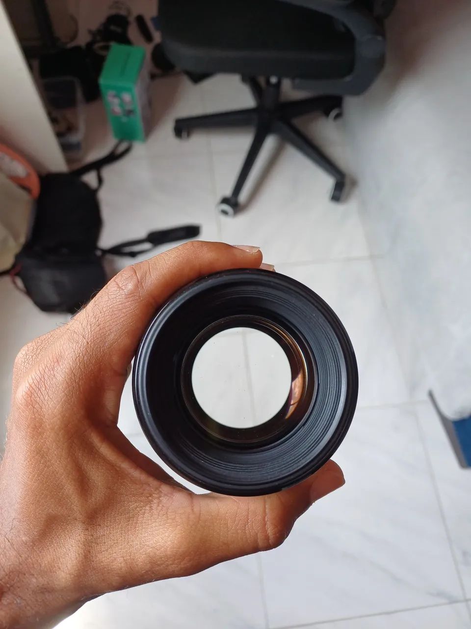 85mm 1.8 lente de câmera  - Foto 4