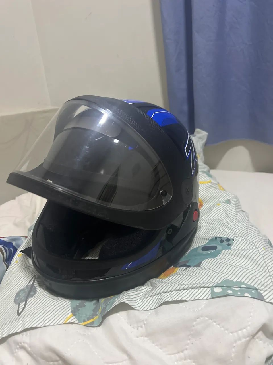 Capacete de moto HSA usado um vez - Foto 2