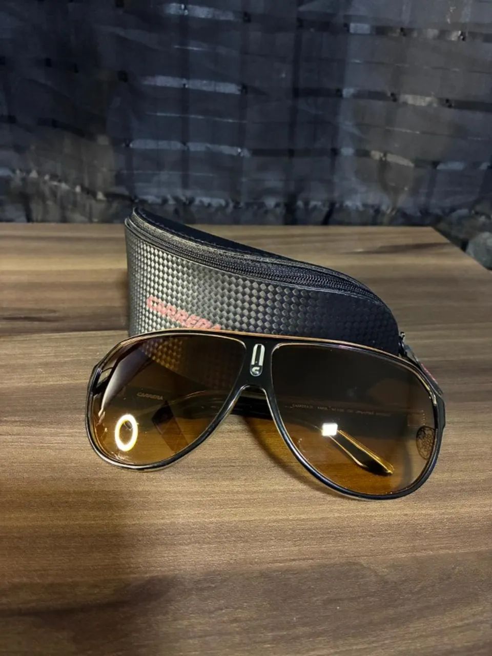 Óculos Carrera 23 Original Lentes Custom + Originais + Case