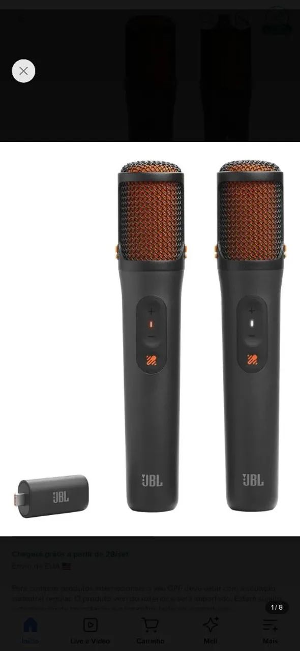 Microfone jbl easysing mics  - Foto 2