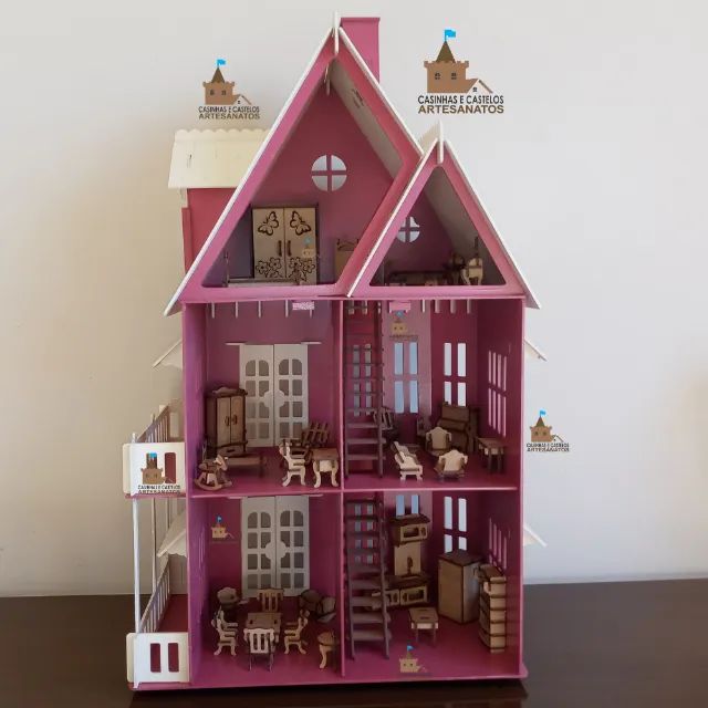 Casa Castelo Casinha de Boneca - Foto 4