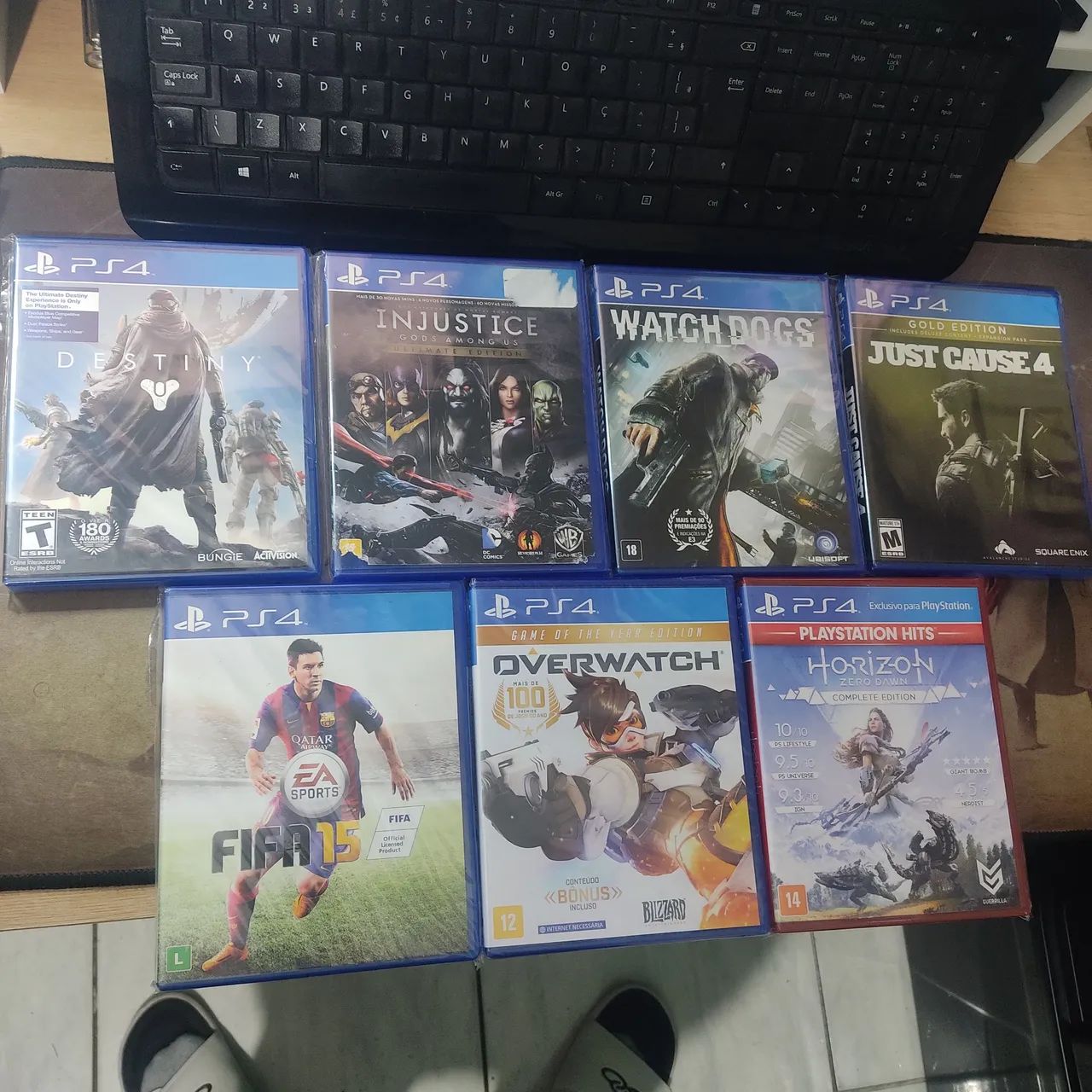 Lote jogos de ps4