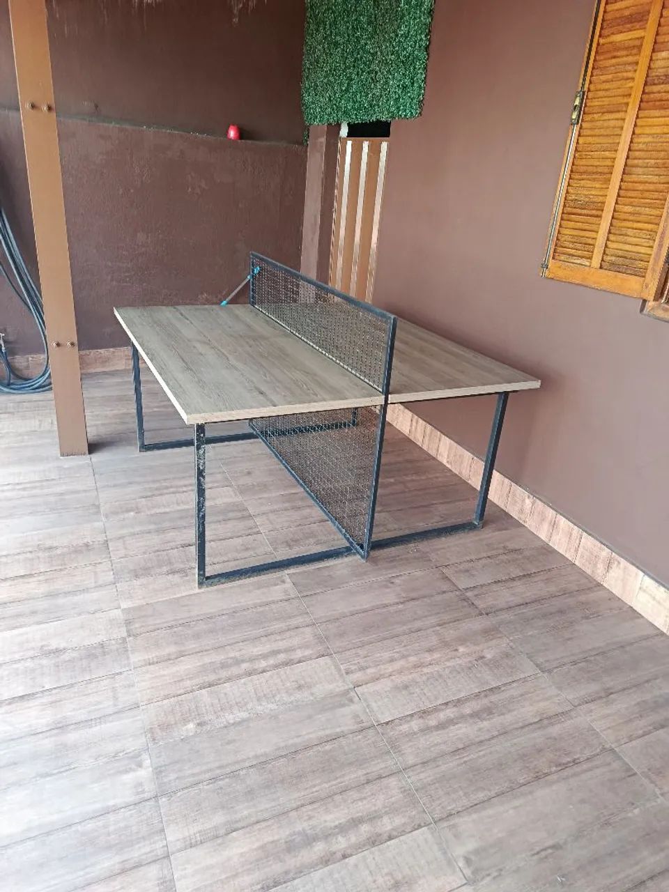 Vendo ou troco mesa com tampo de MDF - Foto 2