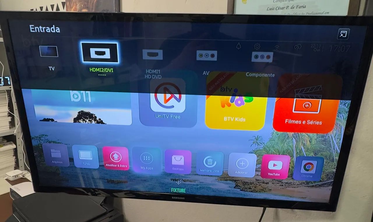 Tv Samsung Smart TV 32 Polegadas LED HD Super Conservada - Foto 3