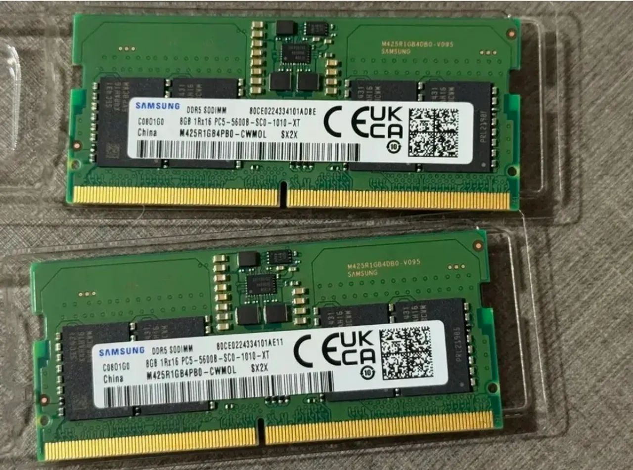 Memória ram Samsung 2x8GB DDR5 5600MHz - Memória RAM - Cabula VI