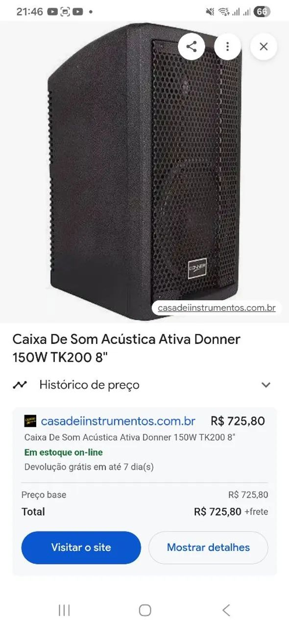 Caixa ativa troco ou vendo  - Foto 3