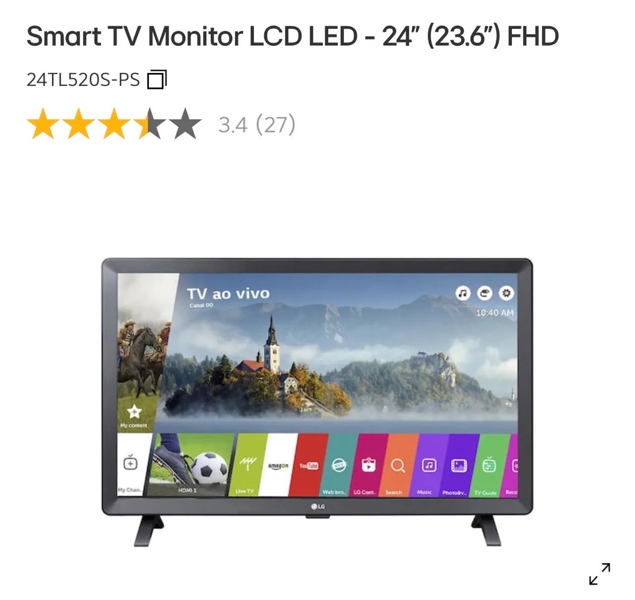 Monitor/ Smart TV LG 24? - Foto 4