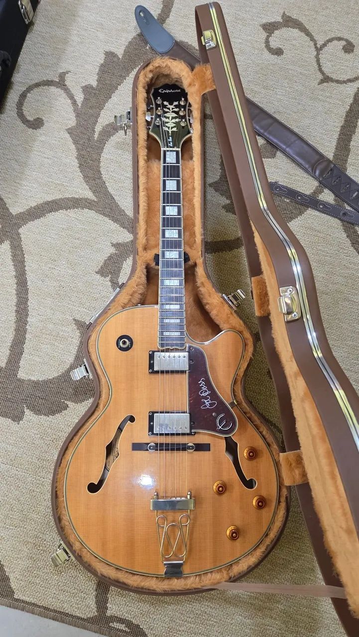 Epiphone Joe Pass Emperor II + Hardcase | Semiacústica | Excelente Estado - Foto 5