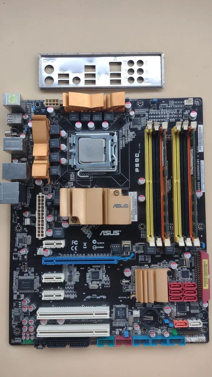 Kit Xeon E5440 + Placa Asus P5QC + 8GB DDR3