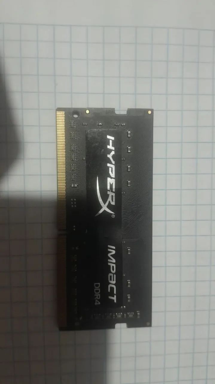 Memória ram 8gb hyperx impact ddr4 MHz 3200